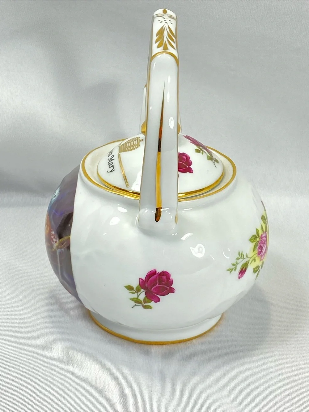 Fielder Keepsakes Porcelain Queen Mary Regency Kittens Teapot